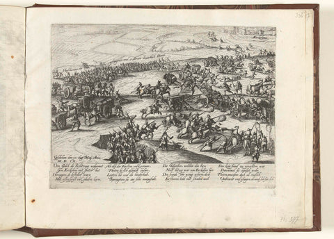Jülich troops defeated at Erkelenz, 1610, Frans Hogenberg (workshop or), 1610 - 1612 Canvas Print