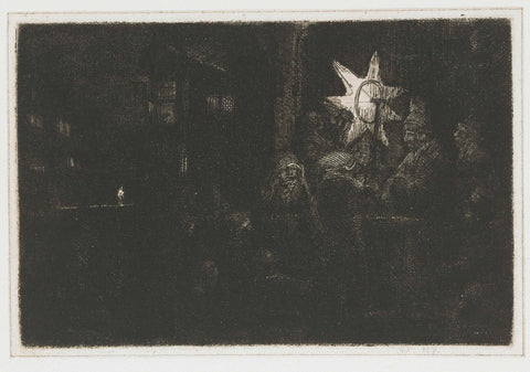 Star of the Kings, Rembrandt van Rijn, c. 1651 Canvas Print