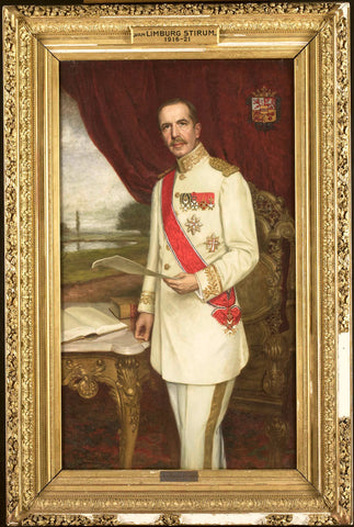 Johan Paul Graaf van Limburg Stirum (1873-1948). Governor-General (1916-21), M. Loebell, 1920 Canvas Print