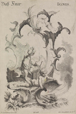 Fire, anonymous, 1731 - 1775 Canvas Print