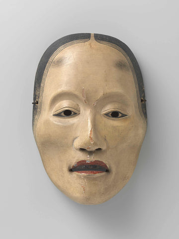 No Mask for the Role of Yase onna, Yukan, c. 1600 - in or before 1652 Canvas Print