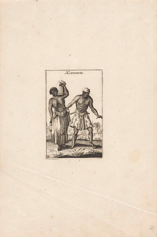 Khoikhoi, Pieter Schenk (I) (possibly), 1682 - 1711 Canvas Print