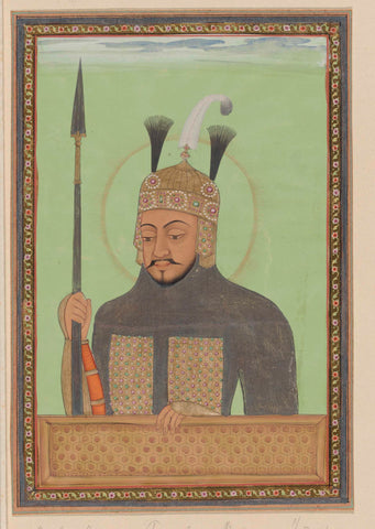 Portrait of Timur, also called Tamerlan, anonymous, c. 1686 Canvas Print