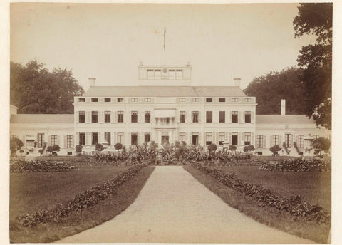 Exterior of Soestdijk Palace, anonymous, 1895 Canvas Print