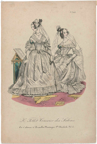 Le Follet Courrier des Salons, editie Brussel, ca. 1836, No. 248, anonymous, c. 1836 Canvas Print