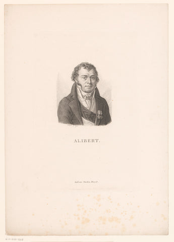 Portret van Jean-Louis-Marc Alibert, Lambert (the Elder and the Younger), c. 1812 Canvas Print