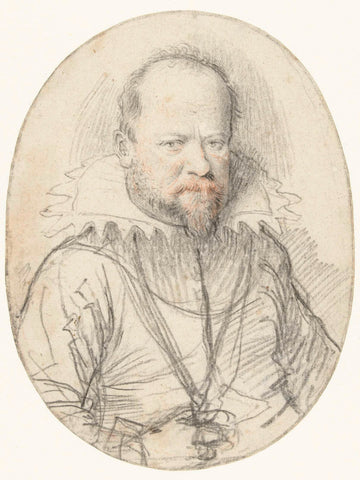 Portret van Gundacker Von Polheim (1575-1644), Aegidius Sadeler, c. 1580 - c. 1629 Canvas Print