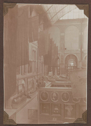 Overview of the eastern courtyard from an easterly direction around 1927, 1930 Canvas Print