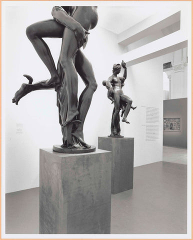 Room with two pictures, in front a part of Mercury and Psyche, in the back Psyche carried by putti, c. 1998 - c. 1999 Canvas Print