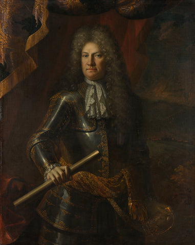 Portrait of Lieutenant-General Godard van Reede, Lord of Amerongen, Adriaen van der Werff, 1690 - 1703 Canvas Print