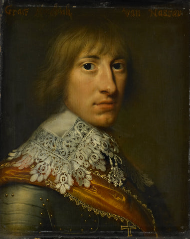 Portrait of Henry Casimir I, Count of Nassau-Dietz, Wybrand de Geest (I), c. 1632 Canvas Print