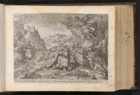 Offer van Manoach, Antonie Wierix (II), 1646 Canvas Print