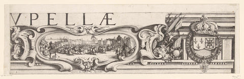 Siege of La Rochelle, September 1627-October 1628 (edge work, part top right), Jacques Callot, 1628 - 1631 Canvas Print