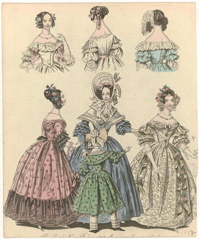 The World of Fashion, 1837, anonymous, 1837 Canvas Print