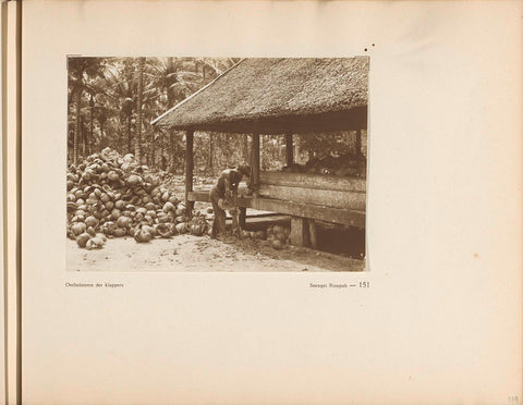 Page 151 of photo book of the General Association of Rubber Planters on the East Coast of Sumatra (AVROS), JW Meyster, c. 1924 - c. 1925 Canvas Print