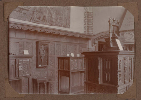 Room 147 with civil art in 1926, 1926 Canvas Print