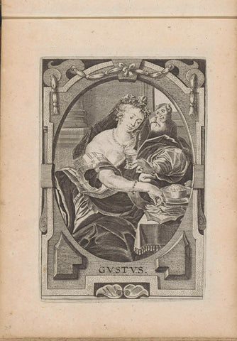 Taste, anonymous, 1635 - 1660 Canvas Print