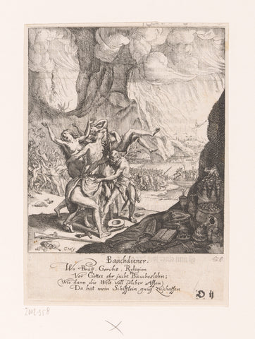 Buikdienaren, Conrad Meyer, 1650 Canvas Print