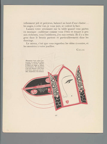 Gazette du Bon Ton, 1922 - No. 8, p. 256, anonymous, 1922 Canvas Print