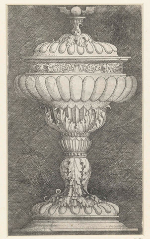 Goblet with a winged ball, Albrecht Altdorfer, c. 1506 - 1538 Canvas Print