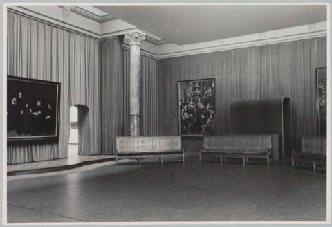 Exhibition of paintings in the Rembrandt Room in 1952, 1952 Canvas Print