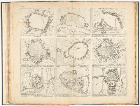 Schouwoneel van den oorlog (sheet XXXI), ca. 1700-1710, anonymous, 1741 - 1769 Canvas Print