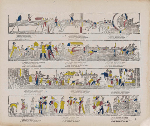 Various performances, Lutkie & Cranenburg, 1848 - 1881 Canvas Print