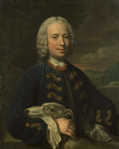 Portrait of Coenraad van Heemskerck, Count of the Holy Roman Empire, Lord of Achttienhoven and Den Bosch, Mattheus Verheyden, 1750 Canvas Print