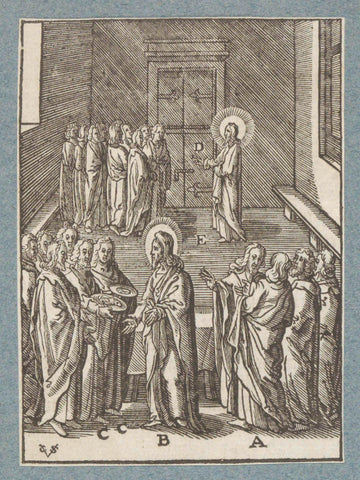 Christ appears to the apostles, Christopher of Shechem (II), 1629 Canvas Print