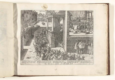 Members of the Council of State imprisoned, 1576, Frans Hogenberg, 1576 - 1578 Canvas Print