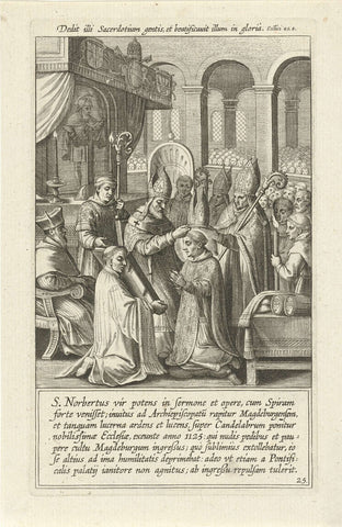 Episcopal consecration of Saint Norbert, Cornelis Galle (I) (attributed to), 1622 Canvas Print