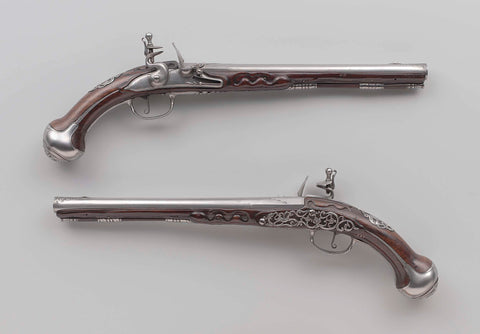 Flint Pistol, Jan van Wijk (?-1729), c. 1700 Canvas Print