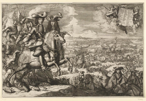 Battle of St. Denis, 1678, Romeyn de Hooghe, 1678 Canvas Print