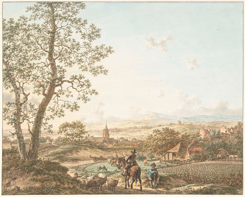 Spring, tomorrow and earth, Jacob Cats (1741-1799), 1797 Canvas Print