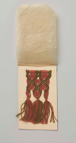 Macrame handicraft, Aagje Tickets, c. 1900 Canvas Print