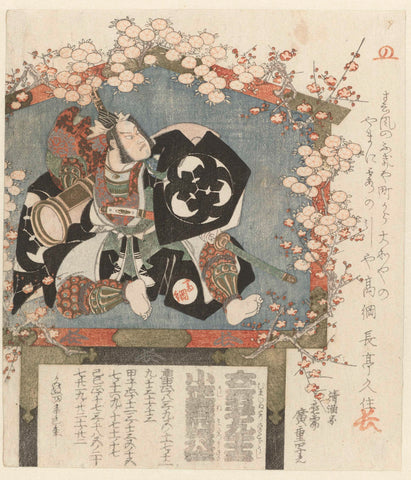 Votive with a portrait of Bandô Mitsugorô III, Hiroshige (I) , Utagawa, 1821 Canvas Print