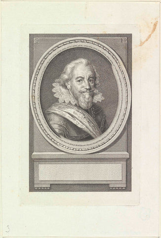 Portret van Johan VII, graaf van Nassau-Siegen, Reinier Vinkeles (I), c. 1762 - 1816 Canvas Print