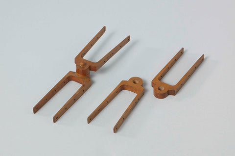 Model of a Set of Rudder Irons, anonymous, anonymous, c. 1830 Canvas Print