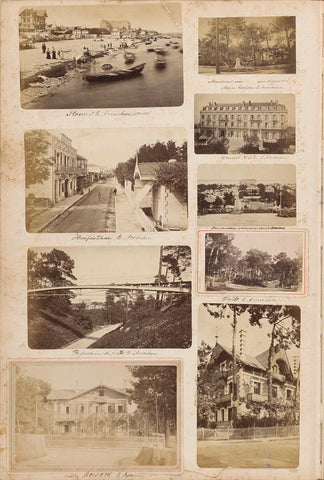 Exterior of Villa Ausone in Arcachon, Bouillier (photographer), c. 1870 - c. 1880 Canvas Print