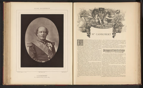 Portret van François Certain Canrobert, Augustin Aimé Joseph Lejeune, c. 1876 - in or before 1879 Canvas Print