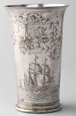 Captain Jan Danielsz van Rijn's Cup, anonymous, 1668 Canvas Print