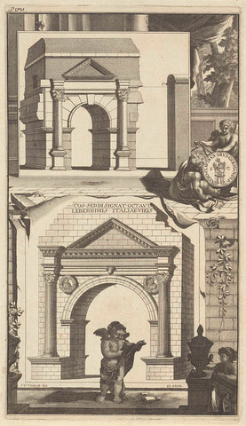 Two gates, Jan van Vianen, 1697 Canvas Print