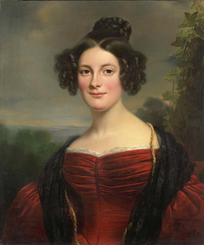 Catharina Annette Fraser (1815-92), Jan Adam Kruseman, 1834 Canvas Print