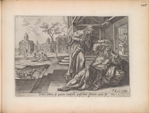 Tobit's Blindness, Maerten de Vos, 1643 Canvas Print