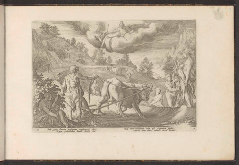 Silver Age, Hendrick Goltzius (workshop of), 1728 Canvas Print