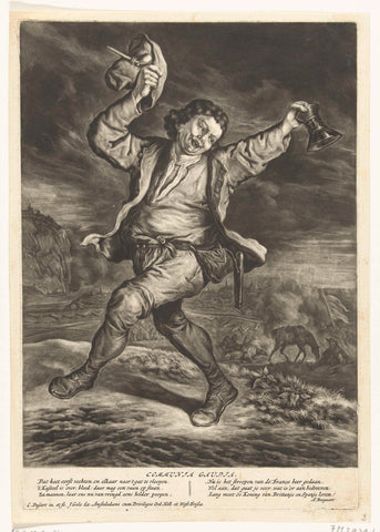 The merry patriot, 1695, Cornelis Dusart, 1695 Canvas Print