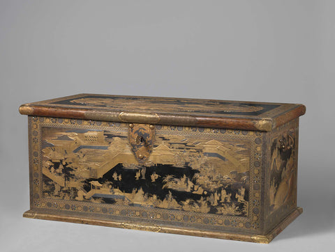 Chest, Koami-werkplaats (attributed to), c. 1635 - c. 1645 Canvas Print