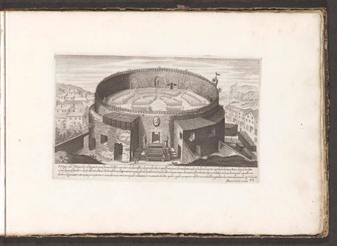 Mausoleum of Augustus, anonymous, 1680 Canvas Print