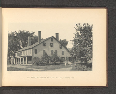 View of an inn at Lowell, anonymous, c. 1887 - in or before 1892 Canvas Print