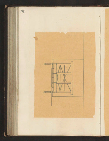 Draagconstructie, Willem Springer jr., c. 1864 Canvas Print